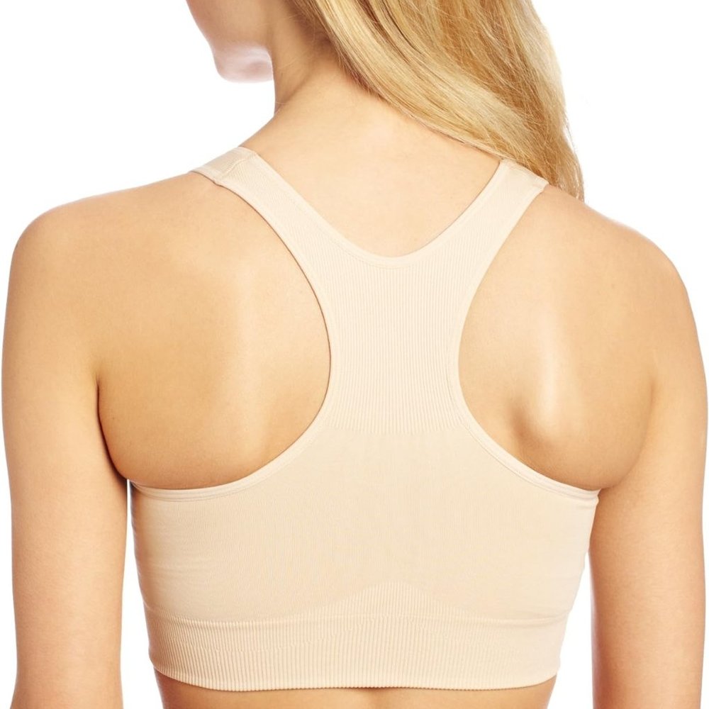 WACOAL Beige 32 Band Cool Definition Seamless Shape Bralette Bra XS NWT Comfort - Picture 2 of 7